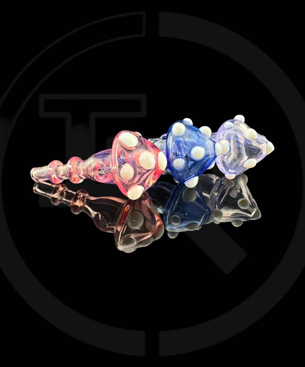 IRIDESCENT GLASS: MUSHROOM PUFFCO PEAK PRO 3DXL JOYSTICK CAP