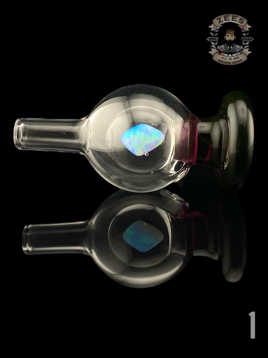 Alternative view of SOUP GLASS: 25MM COLOR ACCENTED ENCASED OPAL CARB CAP