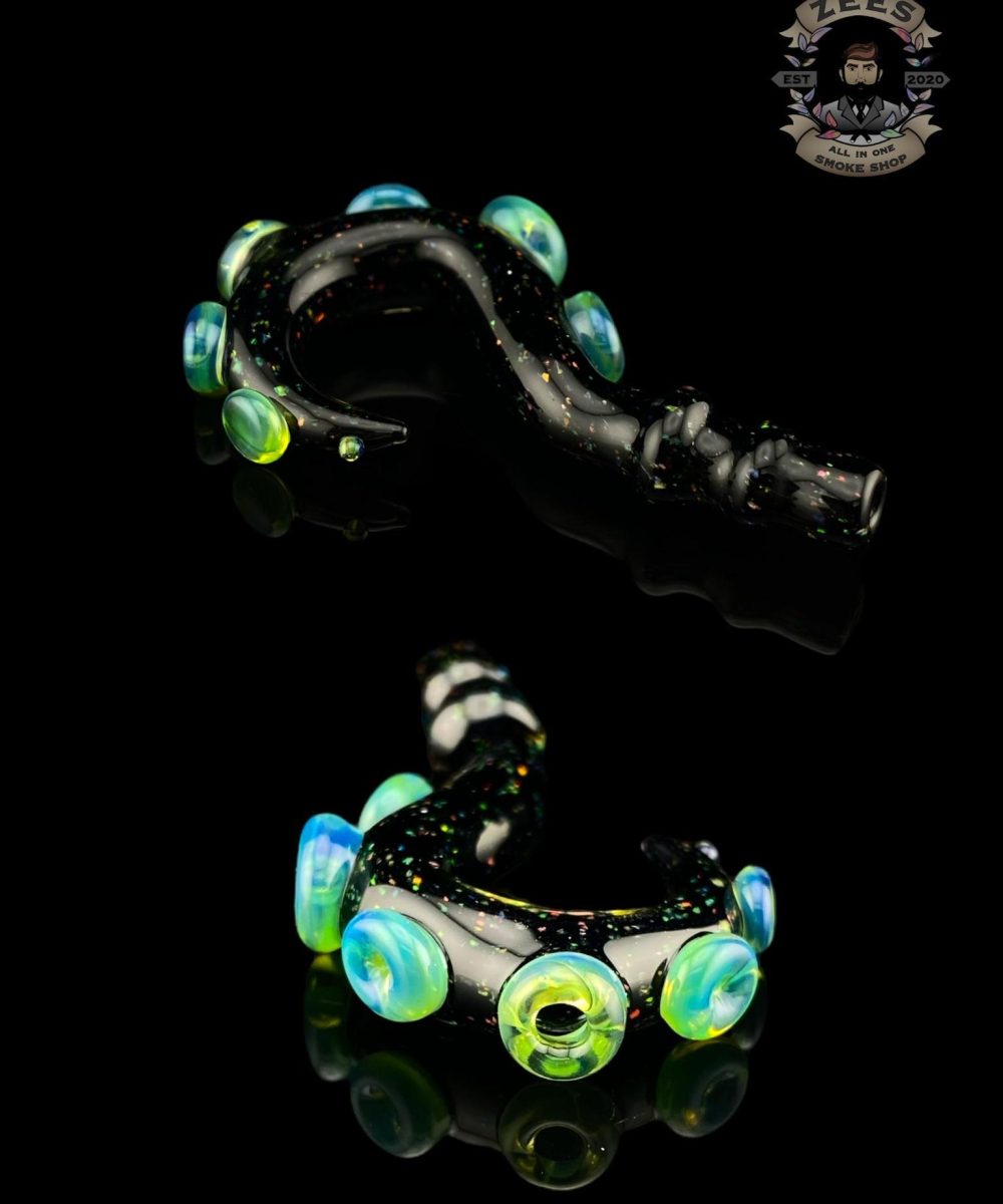 Alternative view of BHORO GLASS: CRUSHED OPAL TENTACLE 3DXL PEAK PRO JOYSTICK CAP