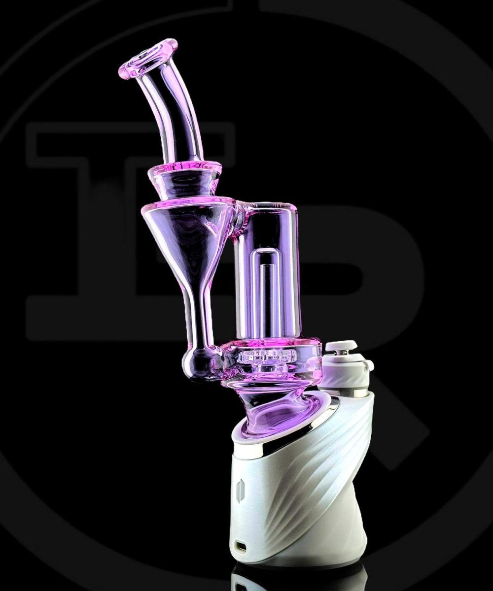 Alternative view of IRIDESCENT GLASS: CFL PURPLE RBR PUFFCO PEAK ATTACHMENT