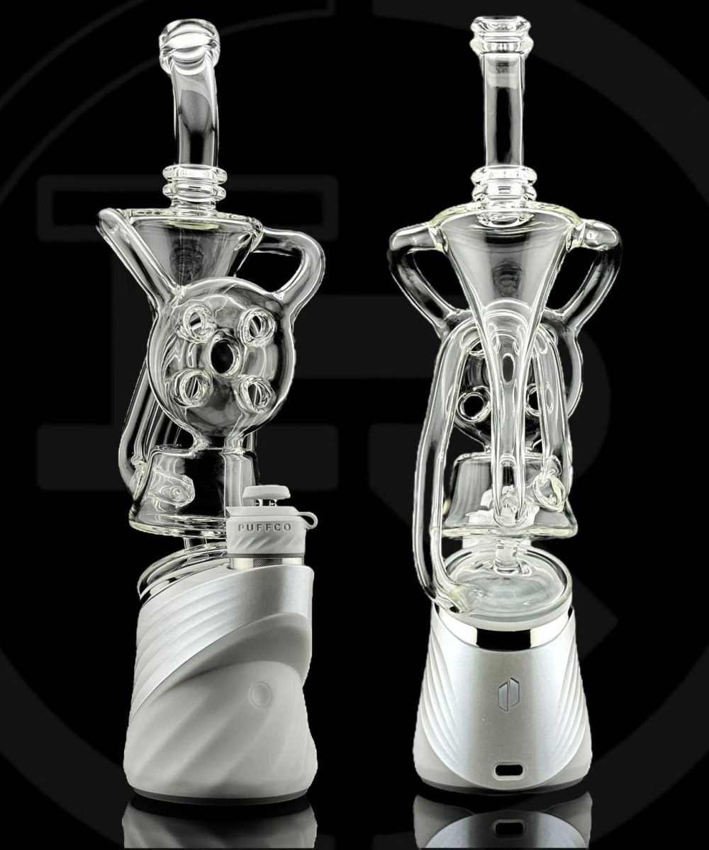 IRIDESCENT GLASS: SWISS RECYCLER PUFFCO PEAK ATTACHMENT