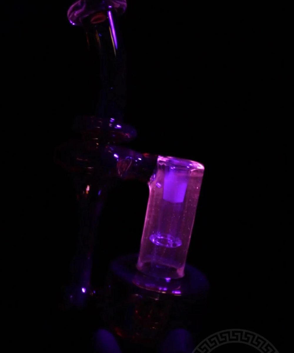 Alternative view of GREEK GLASS: ORANGE ELVIS AND LUCY UV RBR