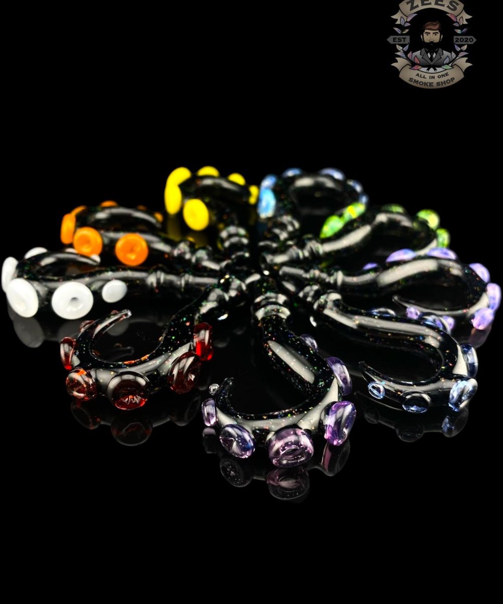 BHORO GLASS: CRUSHED OPAL TENTACLE 3DXL PEAK PRO JOYSTICK CAP