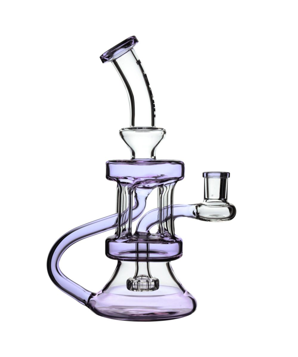 IRIDESCENT GLASS: 6" COLOR ACCENTED RECYCLER