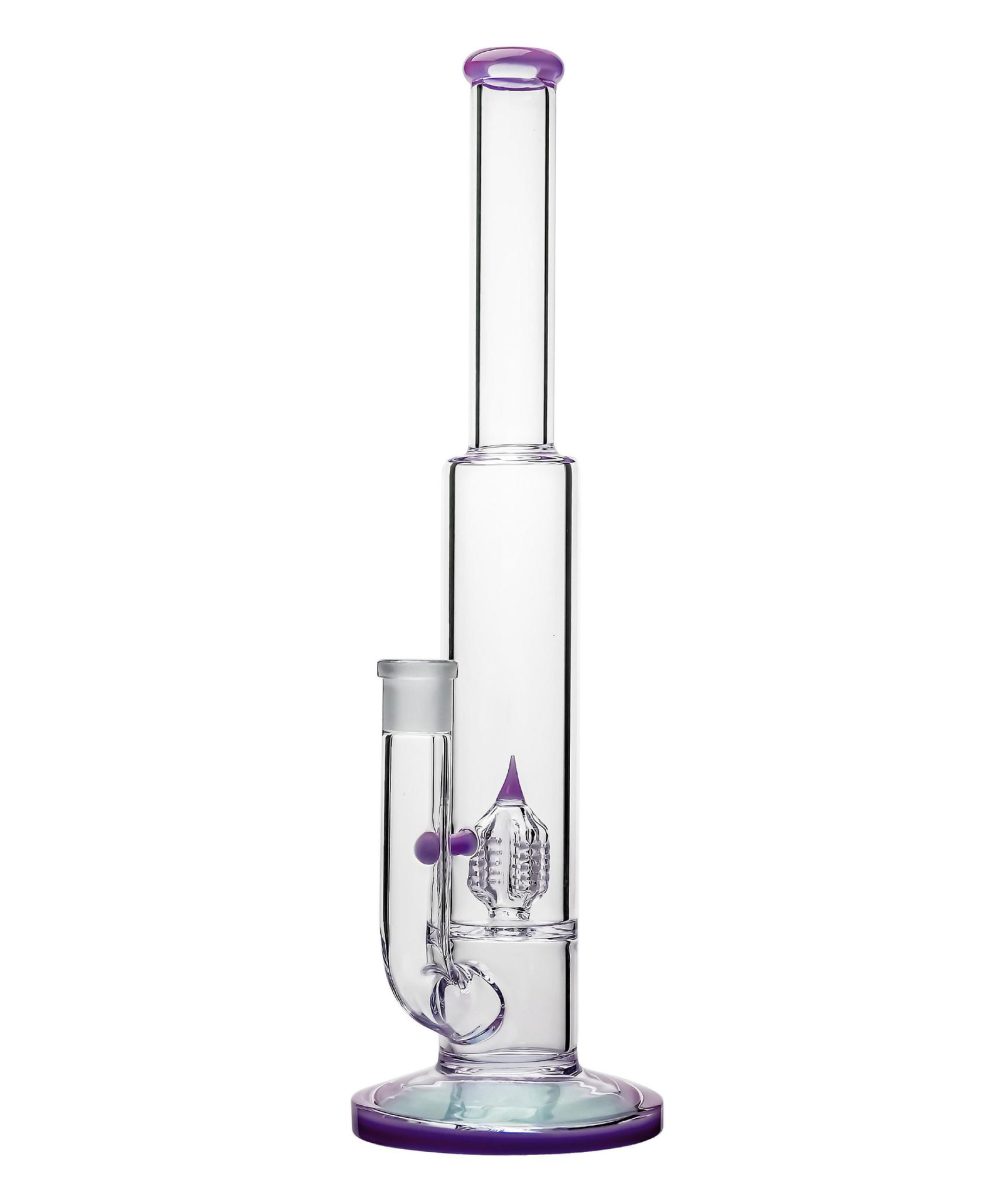 Alternative view of IRIDESCENT GLASS: 14" GRIDDED INVERT TUBE