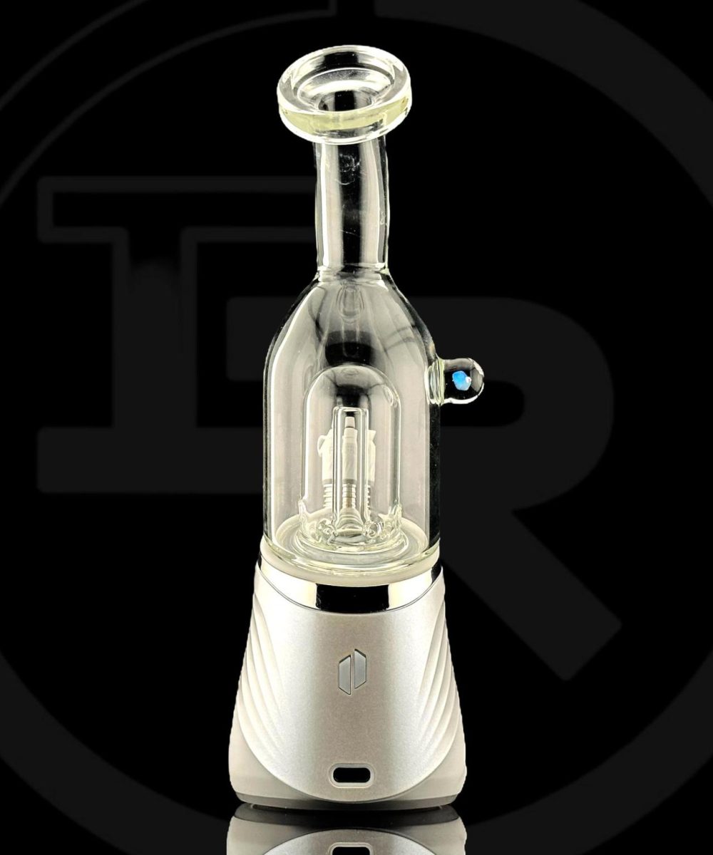 Alternative view of IRIDESCENT GLASS: BENT OPAL PUFFCO PEAK ATTACHMENT