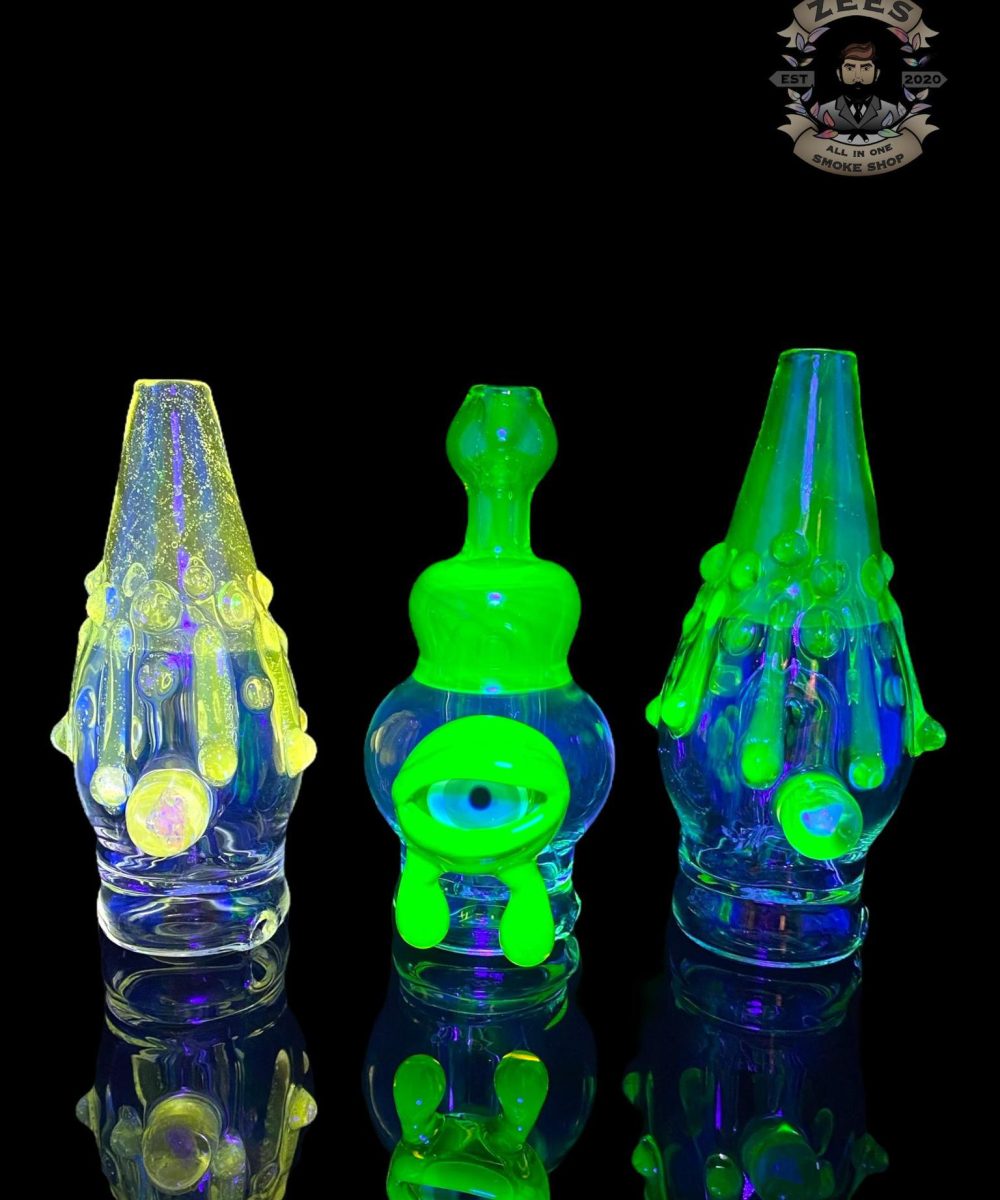 Alternative view of MIND BLOWING GLASS: FULLY WORKED PUFFCO PEAK ATTACHMENT