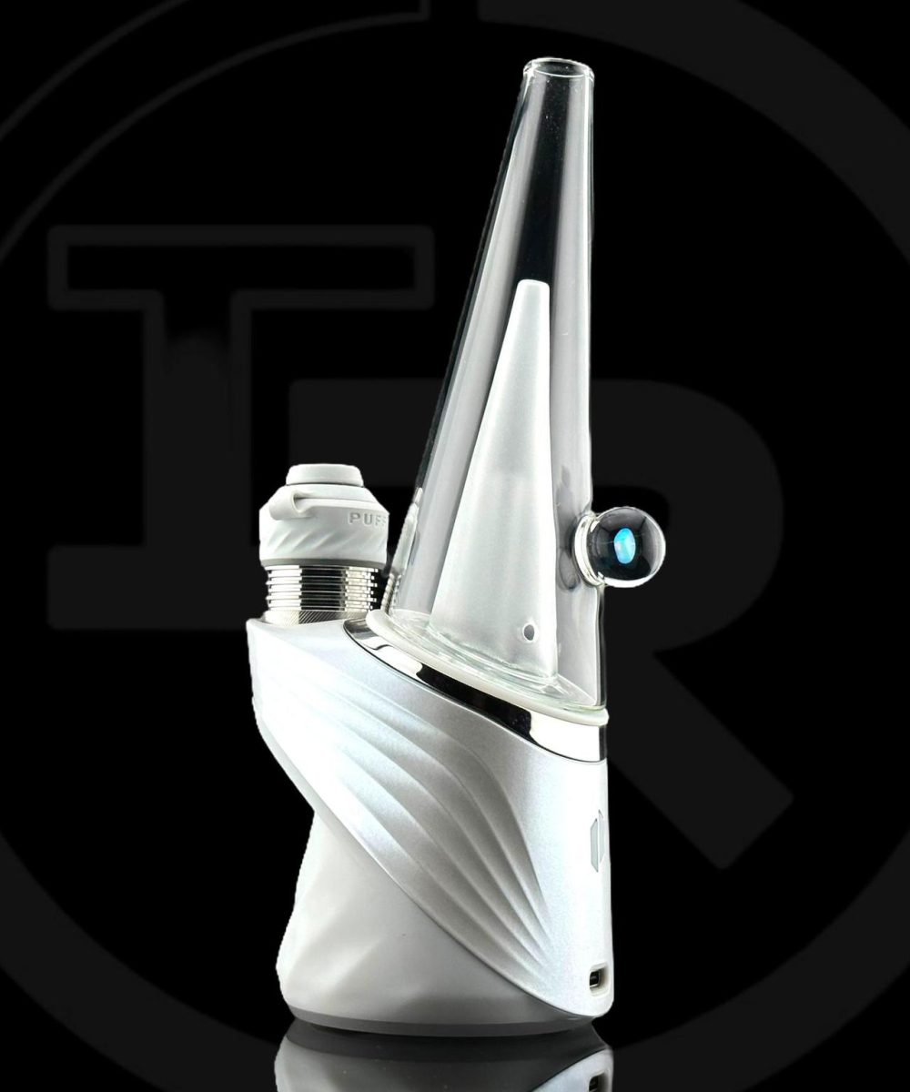 Alternative view of IRIDESCENT GLASS: CONE OPAL PUFFCO PEAK ATTACHMENT