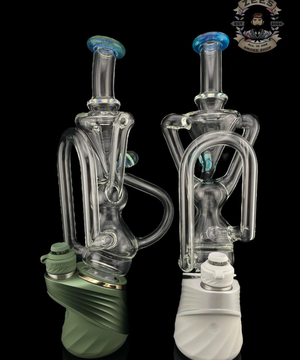 Alternative view of BOOGIE GLASS: DUAL FLOATER PUFFCO PEAK ATTACHMENT