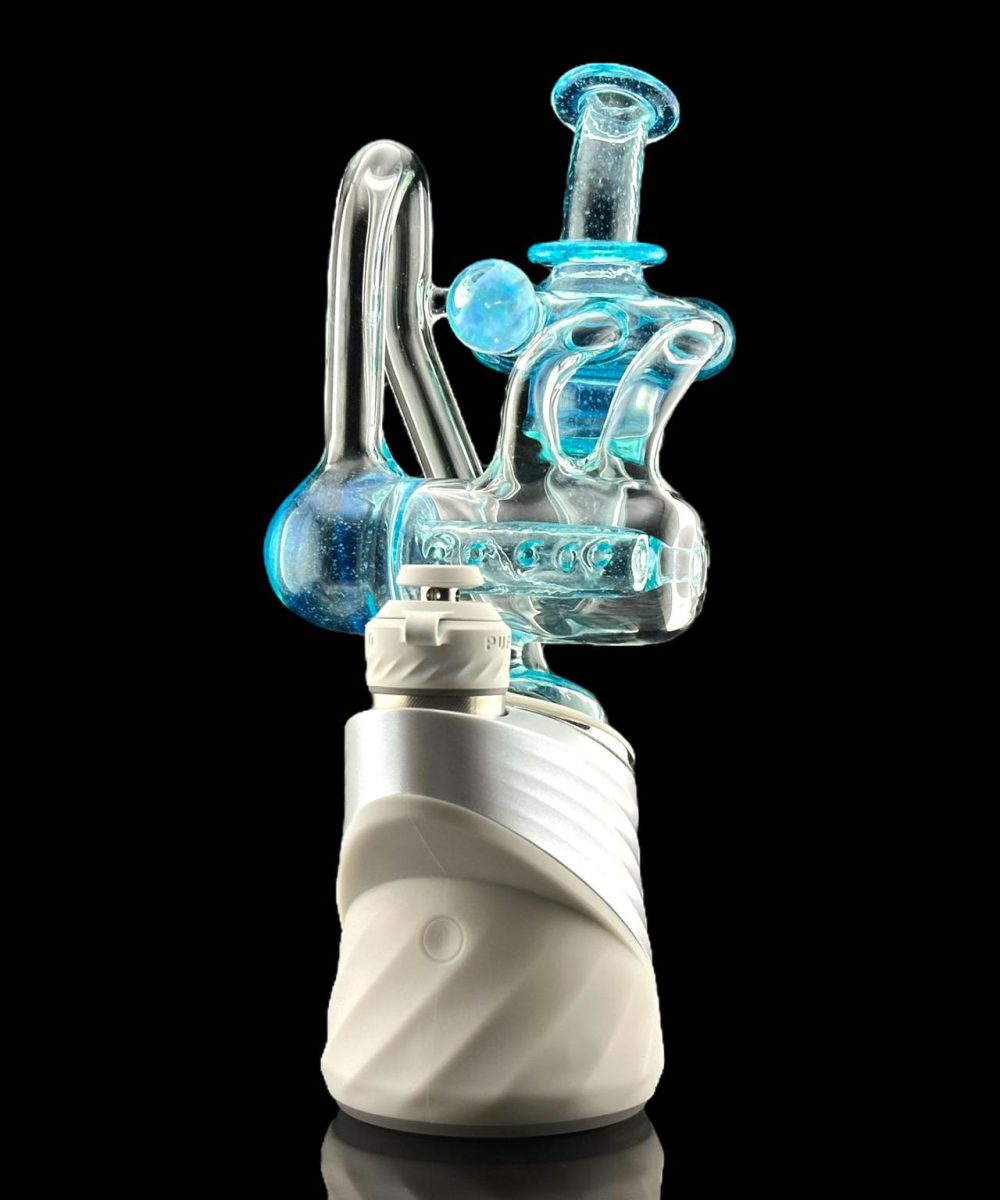 CALL YOUR FAM GLASS: CRUSHED OPAL PUFFCO PEAK ATTACHMENT
