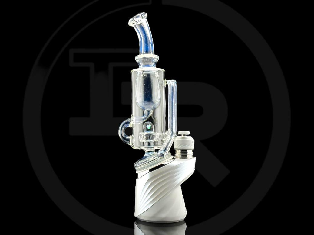 Alternative view of IRIDESCENT GLASS: GHOST INCYCLER PUFFCO PEAK ATTACHMENT