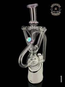 #1 GREASY PURPLE SATIN CROPAL