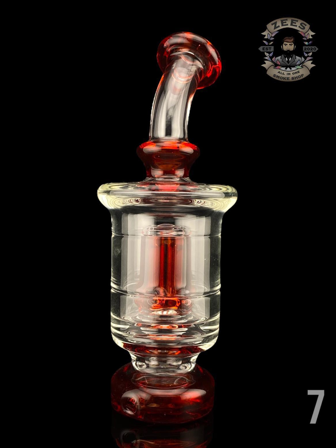 #7 RED POMP BENT NECK