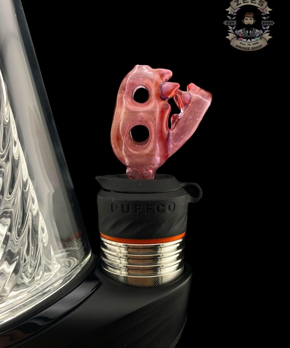 Alternative view of ENUFF GLASS: DINO HEAD FULL COLOR PUFFCO PEAK PRO 3DXL JOYSTICK CAP