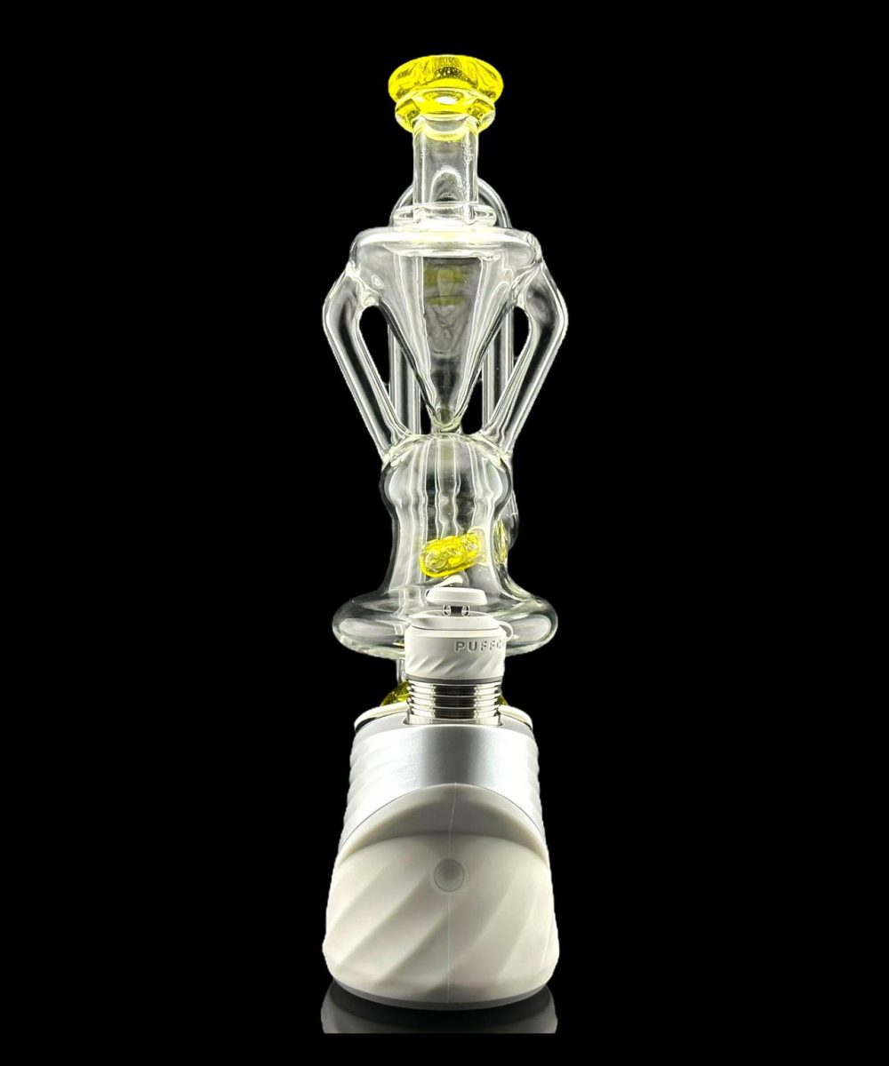 LOGI GLASS ART: ACCENTED DUAL PUFFCO PEAK ATTACHMENT