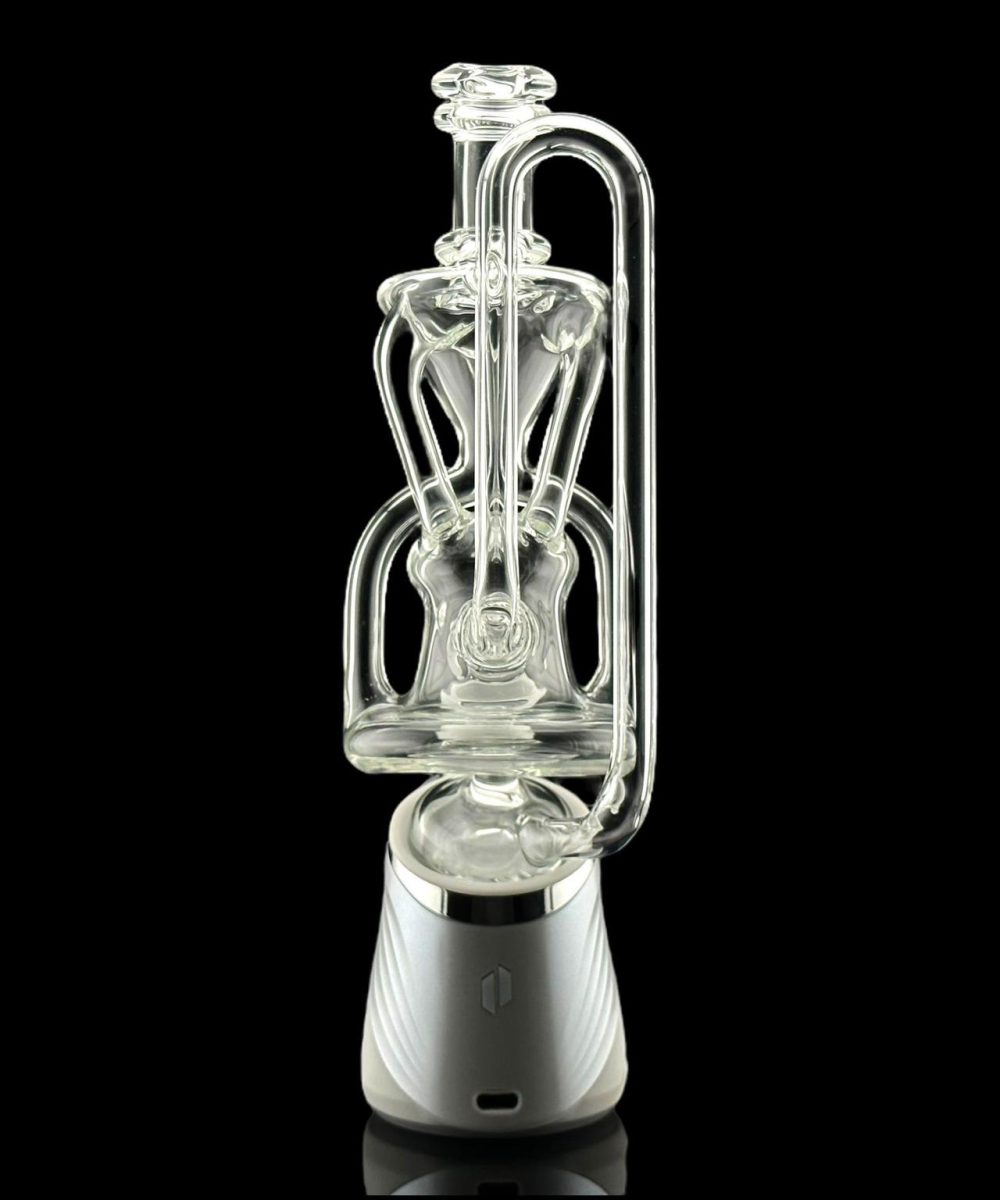 Alternative view of LOGI GLASS ART: ACCENTED TRIPLE PUFFCO PEAK ATTACHMENT
