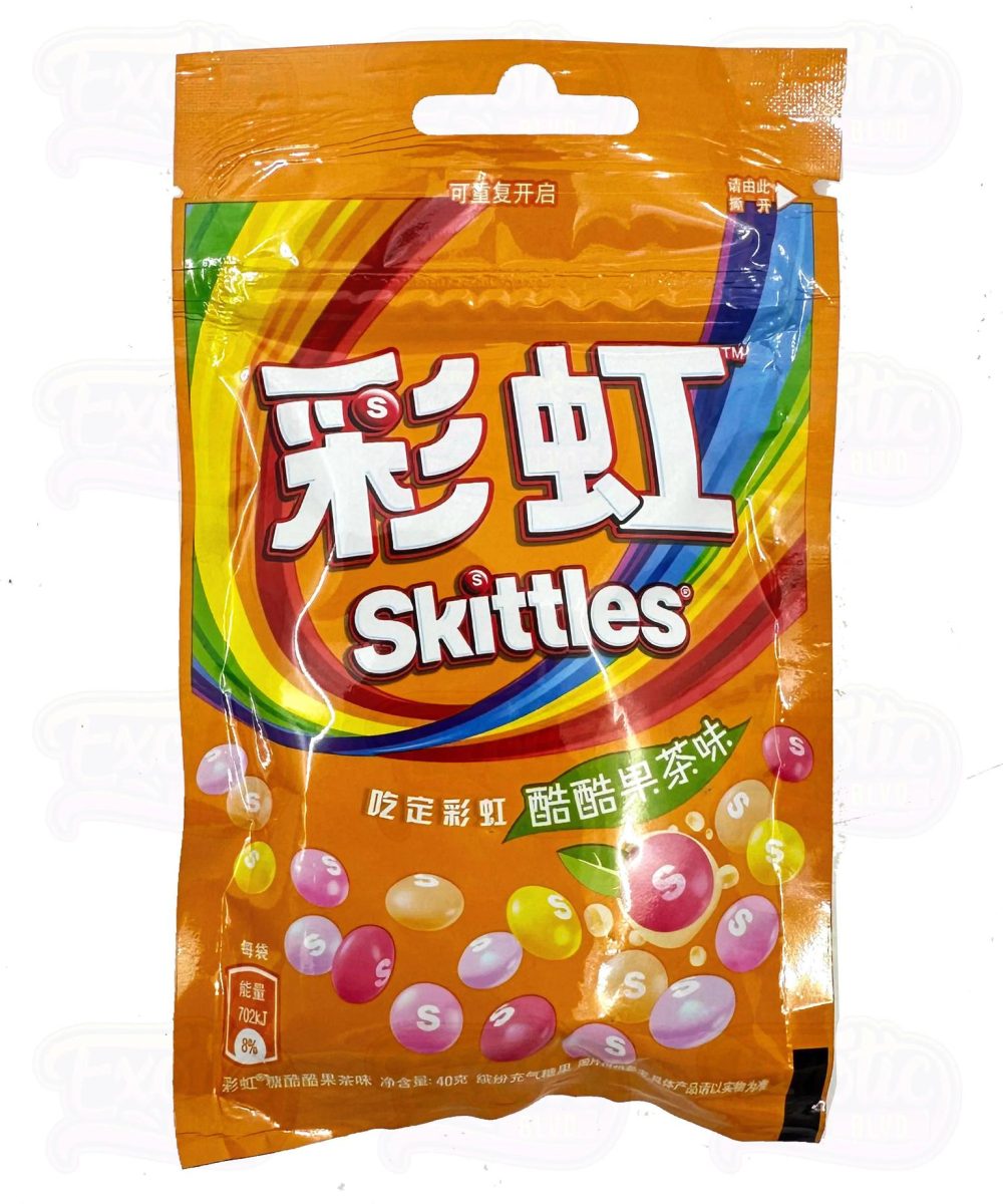 SKITTLES: SHELLS FRUIT TEA (CHINA)