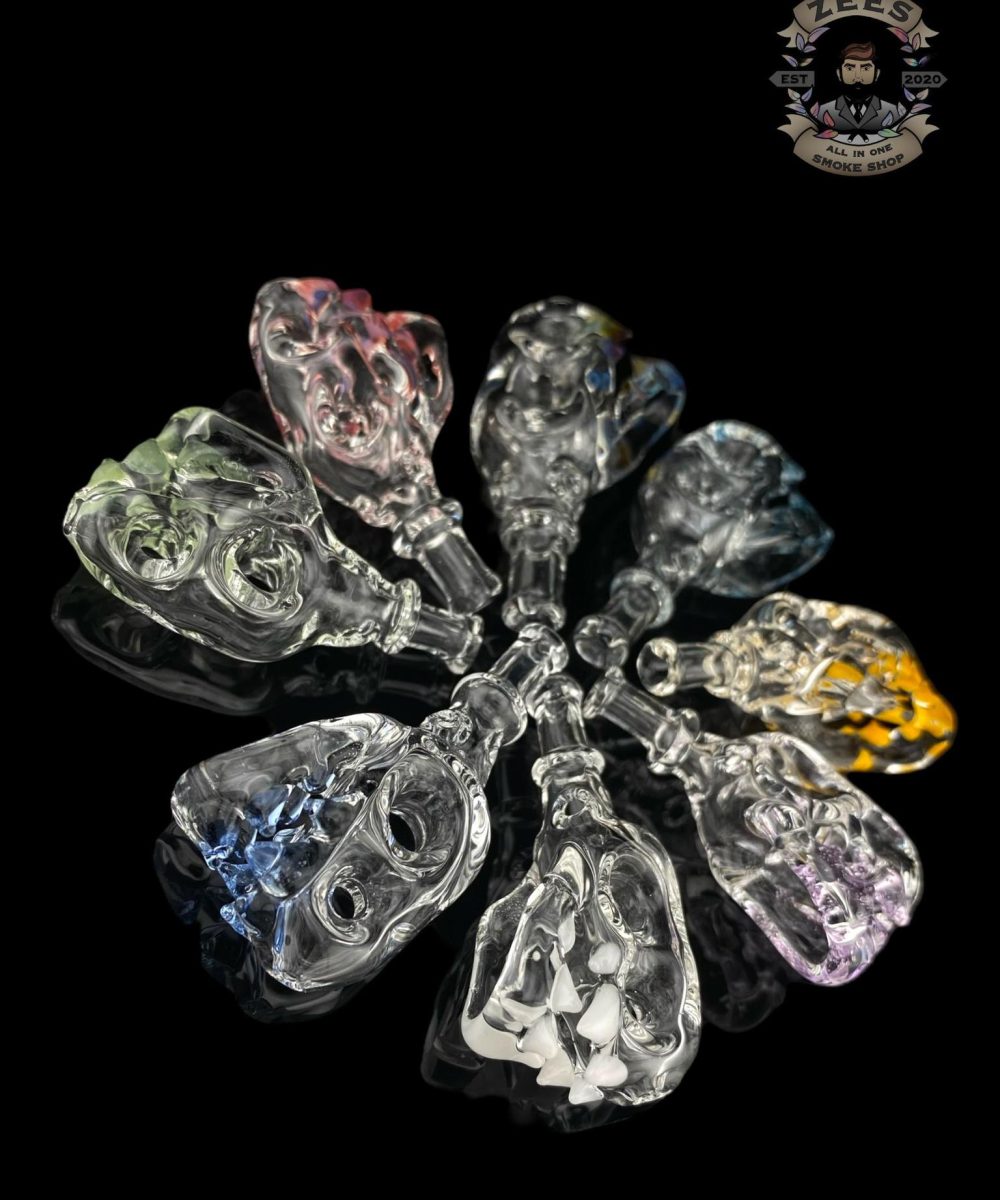 ENUFF GLASS: DINO HEAD CLEAR PUFFCO PEAK PRO 3DXL JOYSTICK CAP