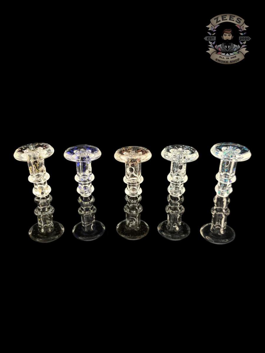 KOVACS GLASS: DICHRO PUFFCO NEW PEAK/PROXY JOYSTICK CAP