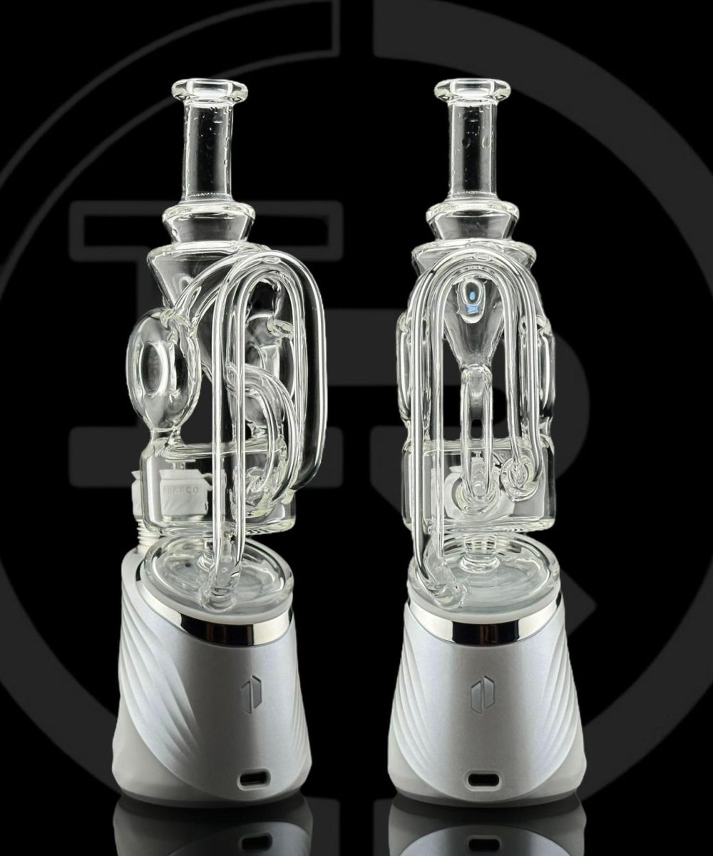 Alternative view of IRIDESCENT GLASS X OTW GLASS: DUPA PUFFCO PEAK ATTACHMENT