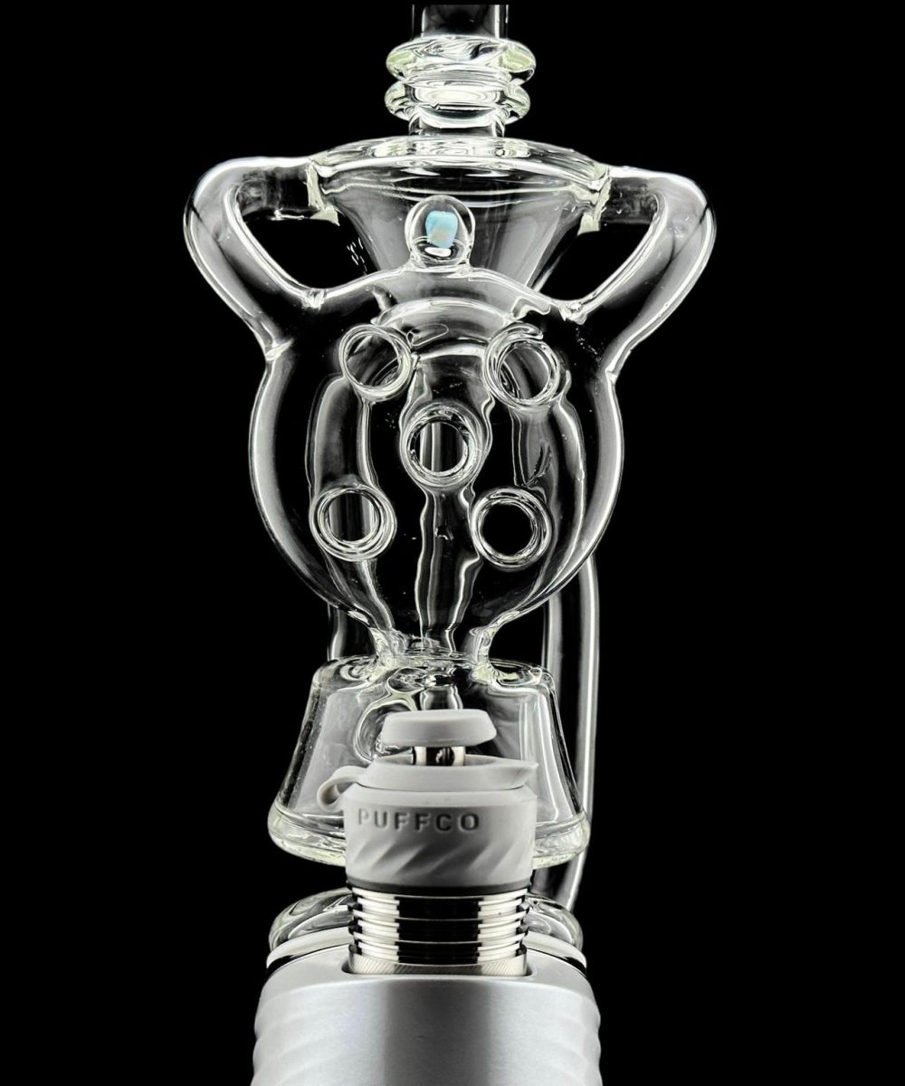 Alternative view of IRIDESCENT GLASS: SWISS OPAL RECYCLER PUFFCO PEAK ATTACHMENT