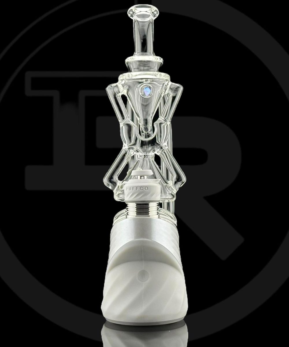 Alternative view of IRIDESCENT GLASS X ION GLASS: XCR PUFFCO PEAK ATTACHMENT