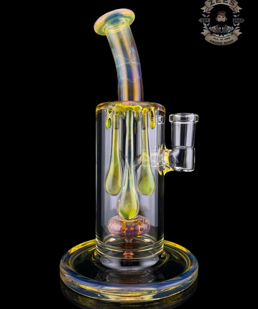 UZZI GLASS: DRIP HANGER #8 NS YELLOW