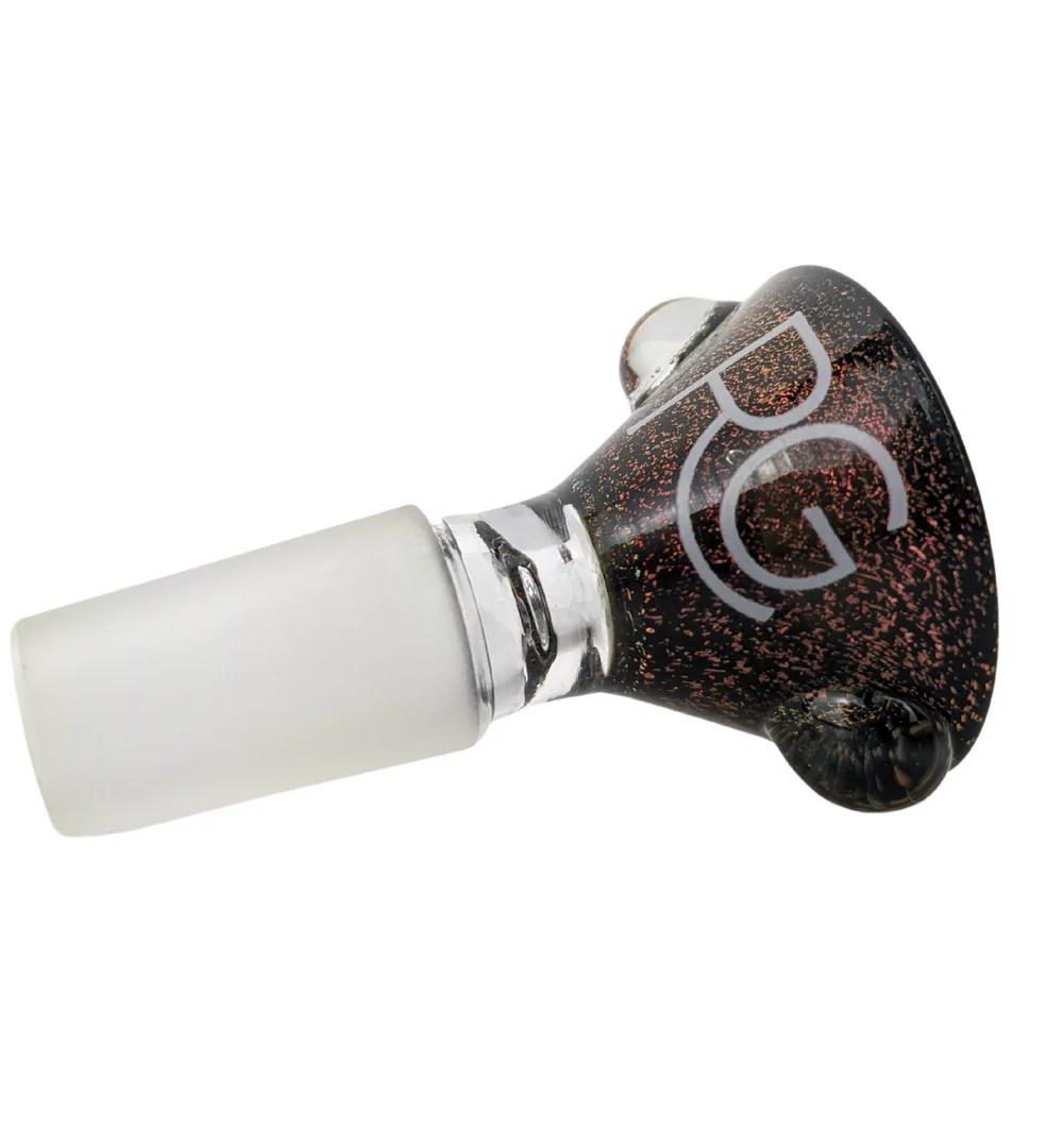 Alternative view of ROOTS GLASS: 14MM DICHRO MARTINI FLOWER SLIDE