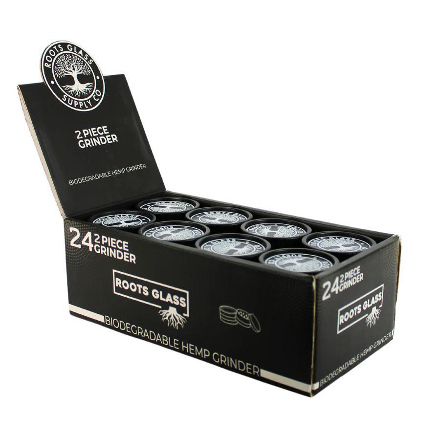 Alternative view of ROOTS GLASS: 2 PIECE HEMP GRINDER