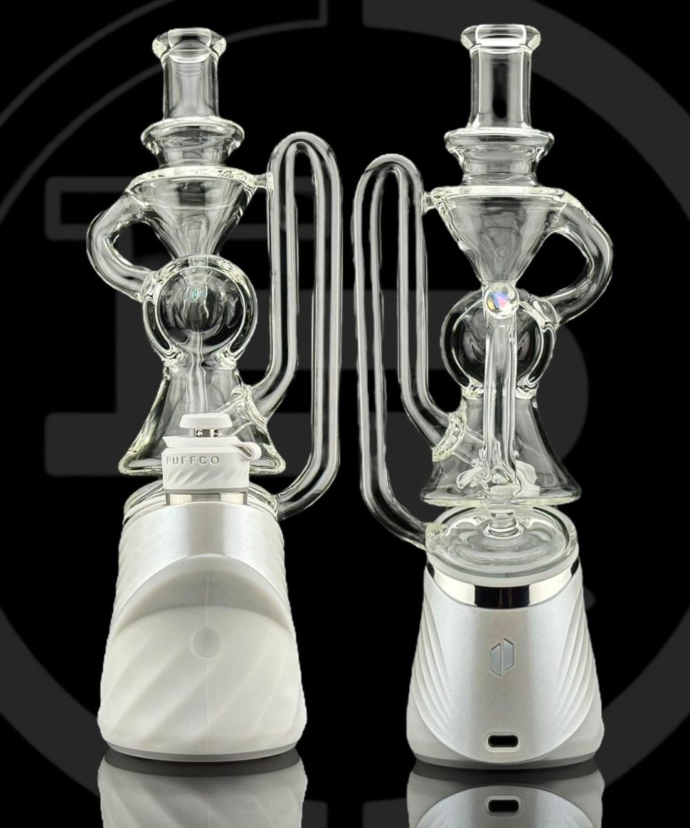 IRIDESCENT GLASS: DISC RECYCLER PUFFCO PEAK ATTACHMENT