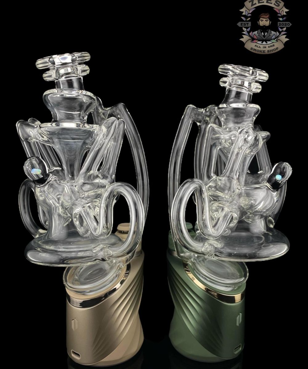 JF GLASS: QUAD RECYCLER PUFFCO PEAK ATTACHMENT