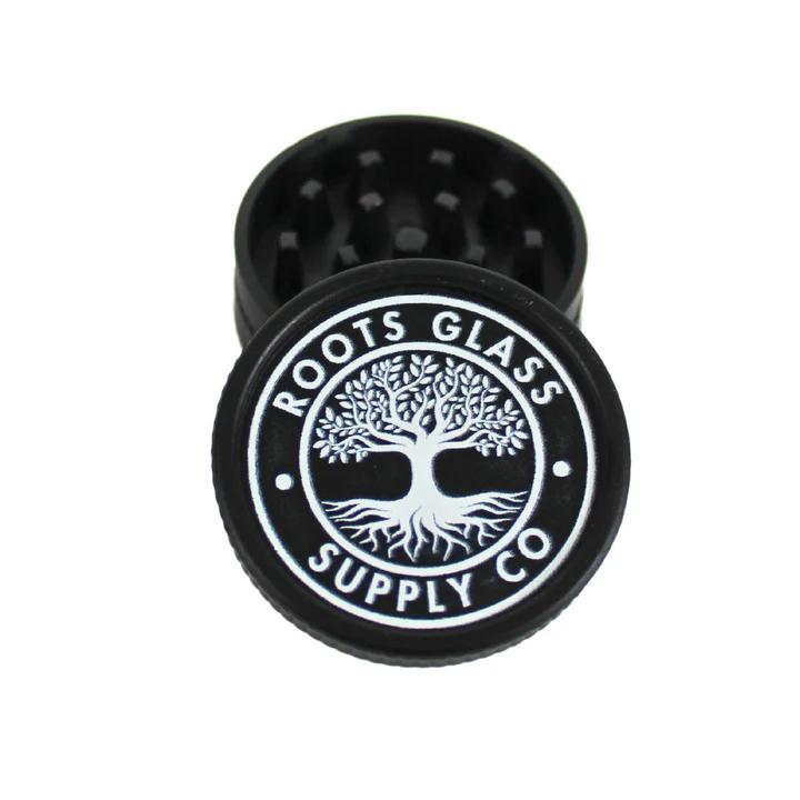 ROOTS GLASS: 2 PIECE HEMP GRINDER