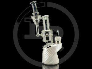 RBR 3.0 - BLACK WITH TEAL DICHRO LIMITED EDITION + CRUSHED OPAL TOP OPAL ROUND 3DXL JOYSTICK CAP