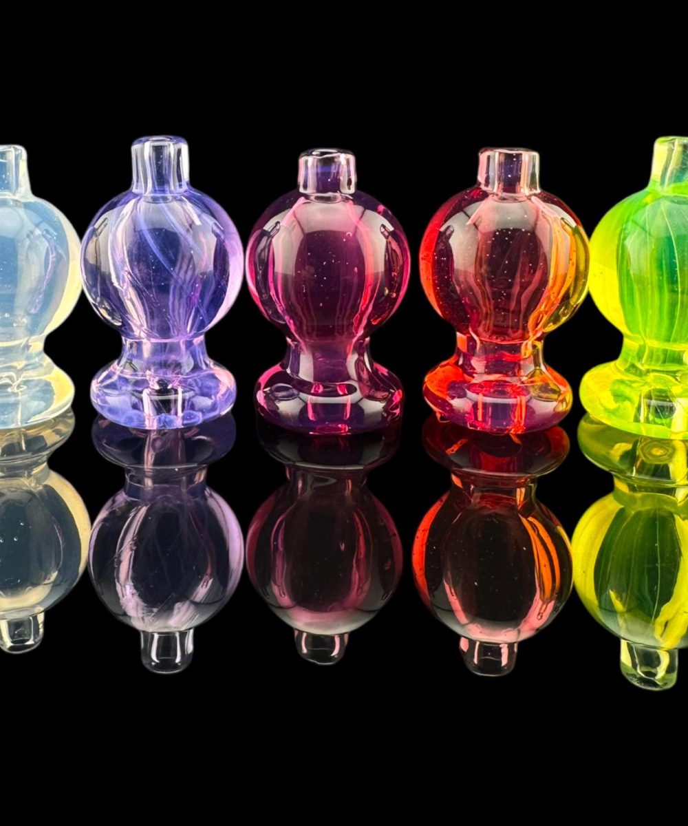 IRIDESCENT GLASS: FULL COLOR PUFFCO/CARTA BUBBLE CAP
