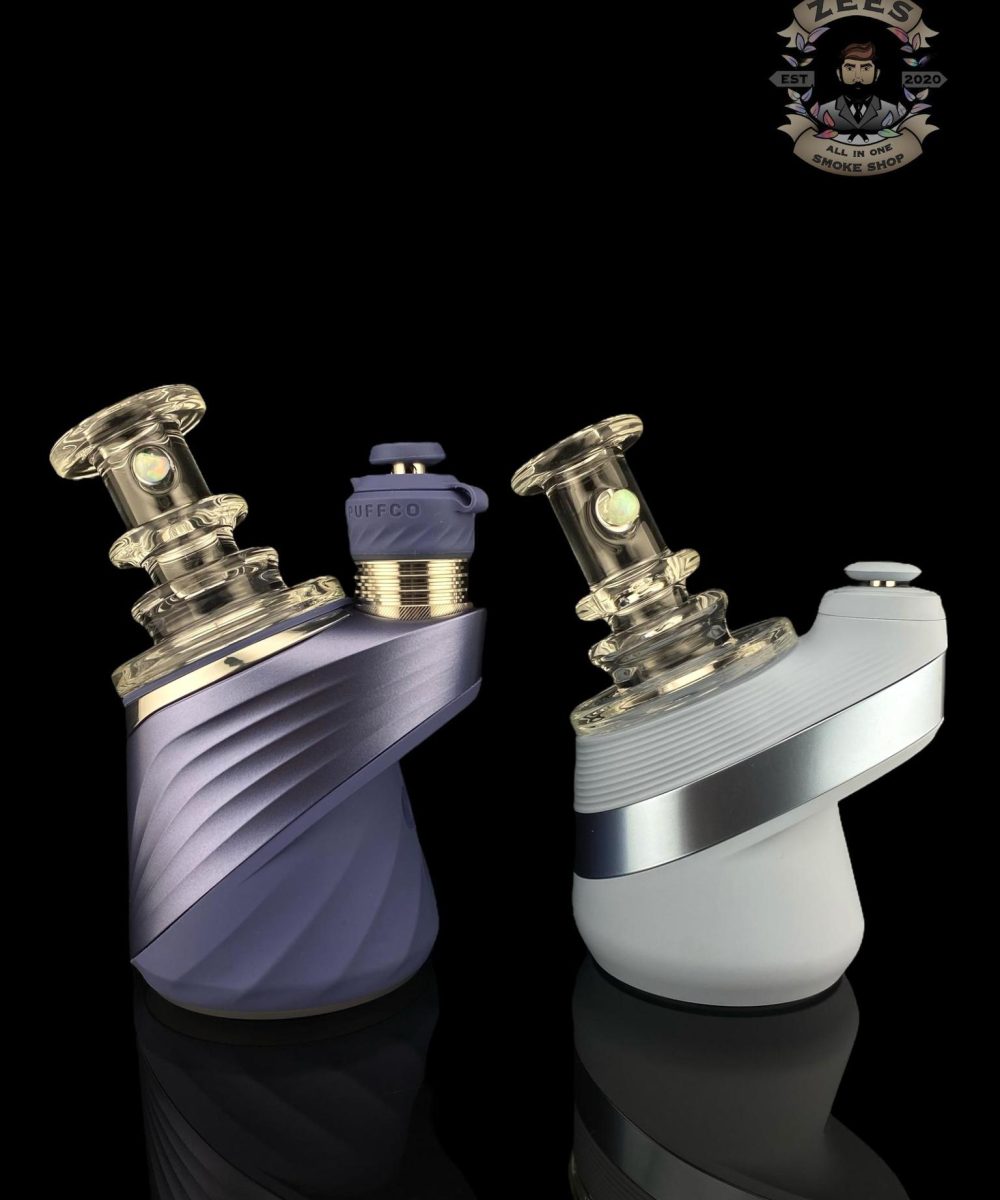 CHARLIE SHAW GLASS: CLEAR DRY PUFFCO PEAK ATTACHMENT