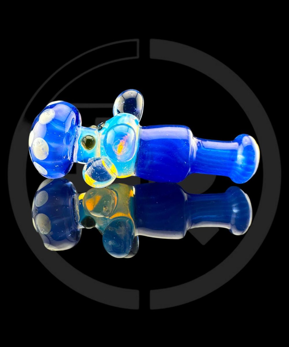 Alternative view of IRIDESCENT GLASS: SHROOM DUDE NEW PEAK/PROXY JOYSTICK CAP