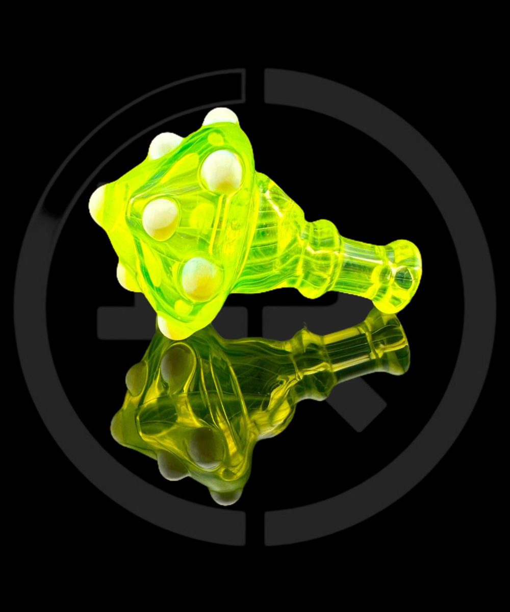 IRIDESCENT GLASS: MUSHROOM NEW PEAK/PROXY JOYSTICK CAP