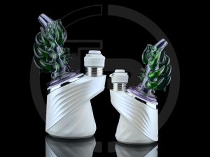 PURPLE (CFL) WITH GREEN HORNS