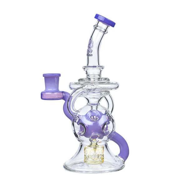 IRIDESCENT GLASS: 8" FAB SPHERE RECYCLER