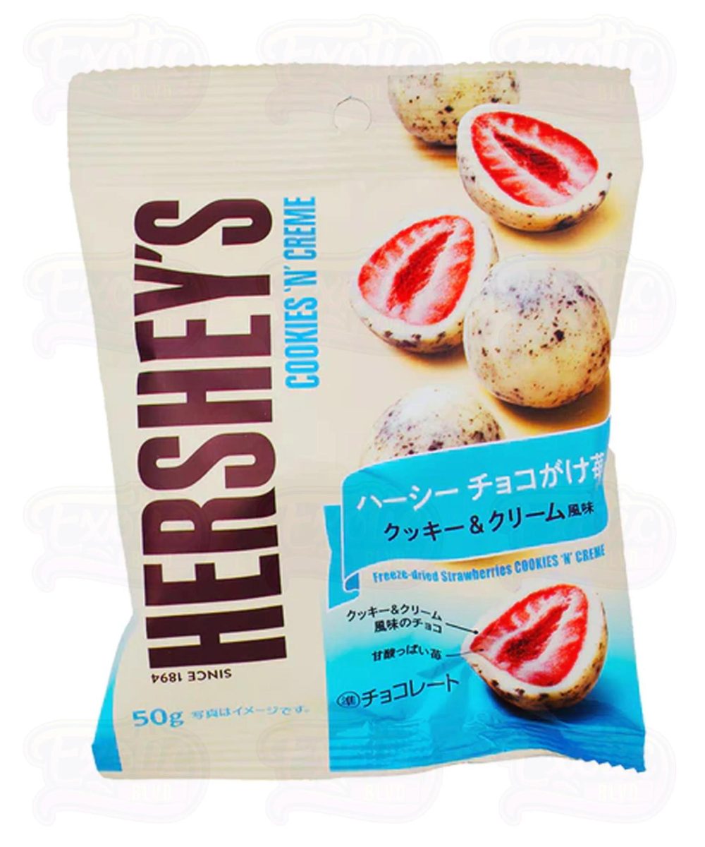 HERSHEY'S: FREEZE DRIED COOKIES AND CREAM STRAWBERRIES (JAPAN)