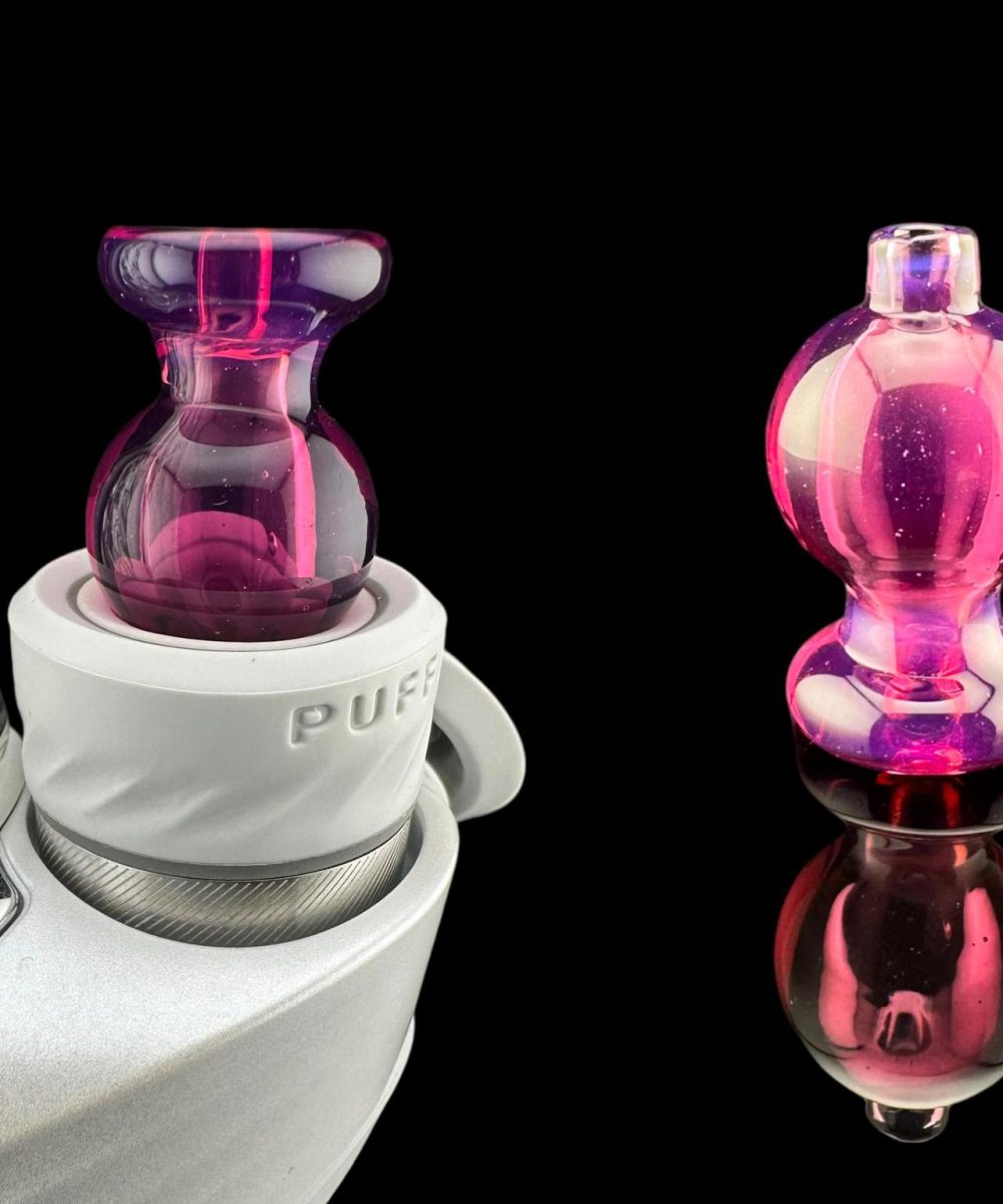 Alternative view of IRIDESCENT GLASS: FULL COLOR PUFFCO/CARTA BUBBLE CAP