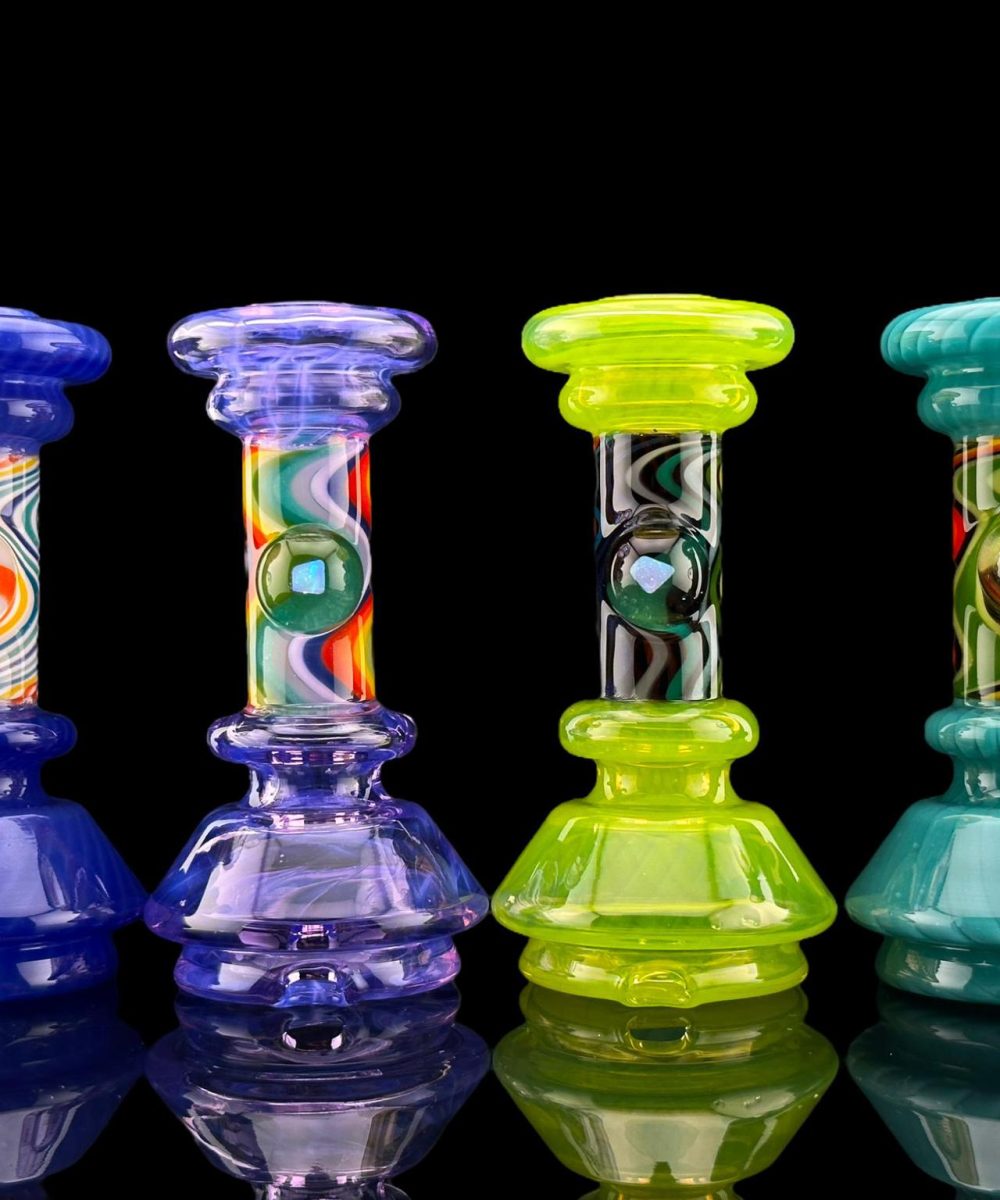 IRIDESCENT GLASS: WAG DRY TOP PUFFCO PEAK ATTACHMENT