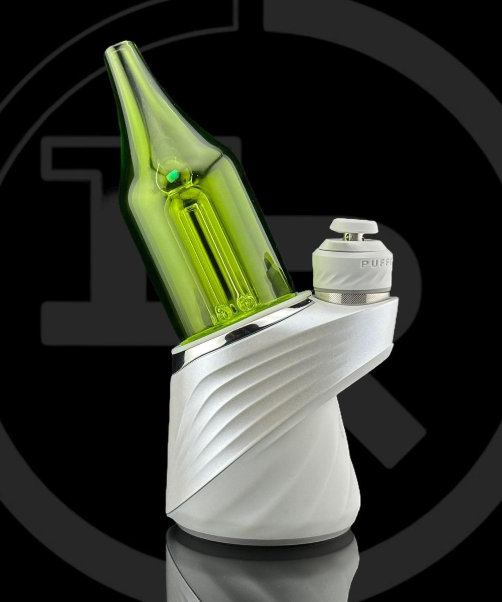 Alternative view of IRIDESCENT GLASS: SAKE BOTTLE PUFFCO PEAK ATTACHMENT