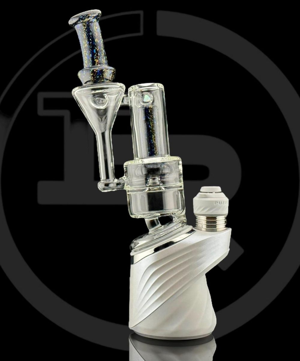 Alternative view of IRIDESCENT GLASS: DICHRO RBR PUFFCO PEAK ATTACHMENT