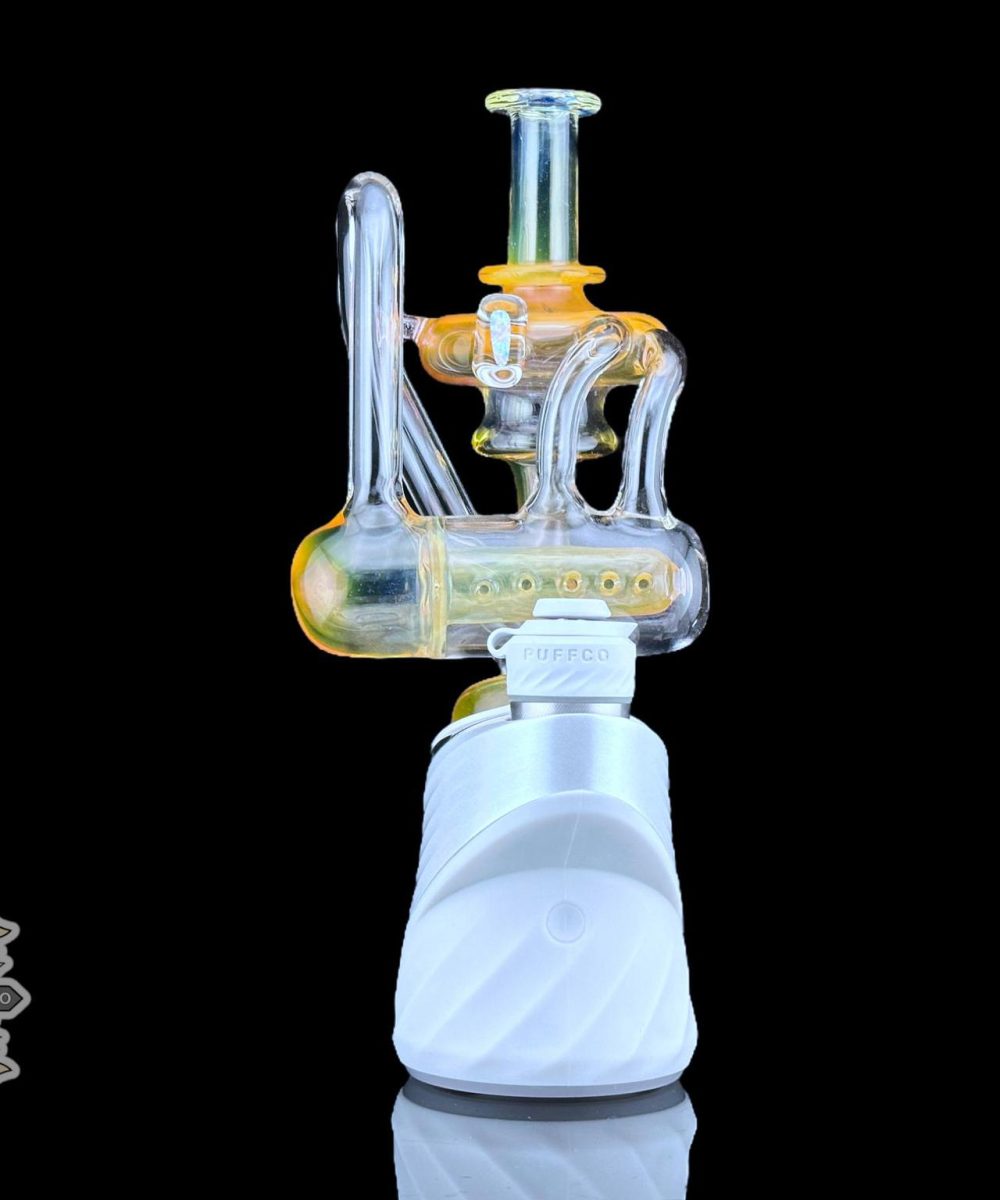 Alternative view of CALL YOUR FAM GLASS: FUMED PUFFCO PEAK ATTACHMENT