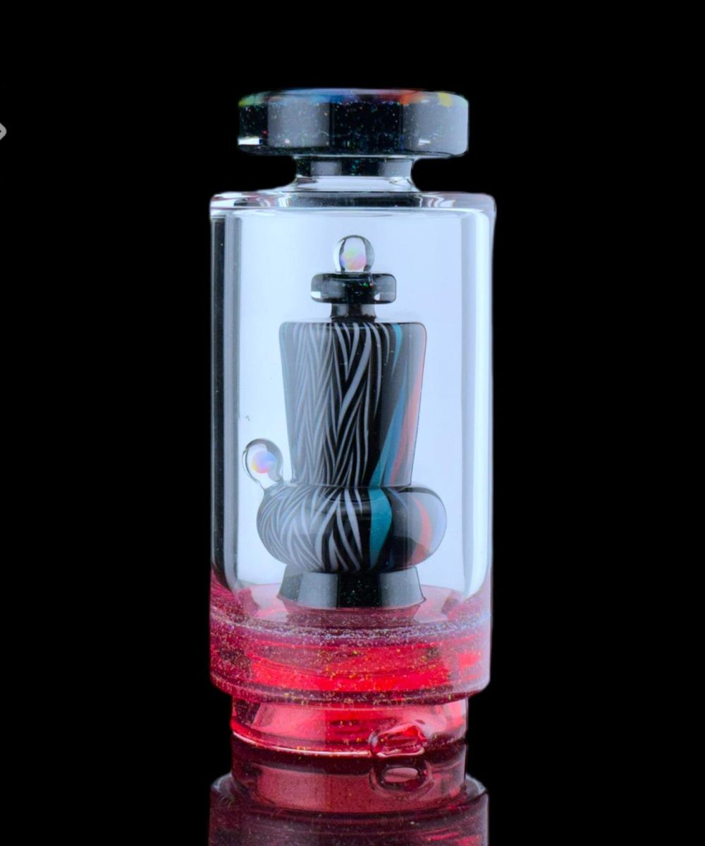 SPIDER GLASS X BIRDD DOGG ART: COLLAB INCEPTION PUFFCO PEAK ATTACHMENT