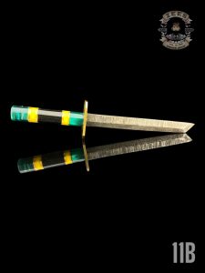 #11B - AQUA/BLACK/YELLOW