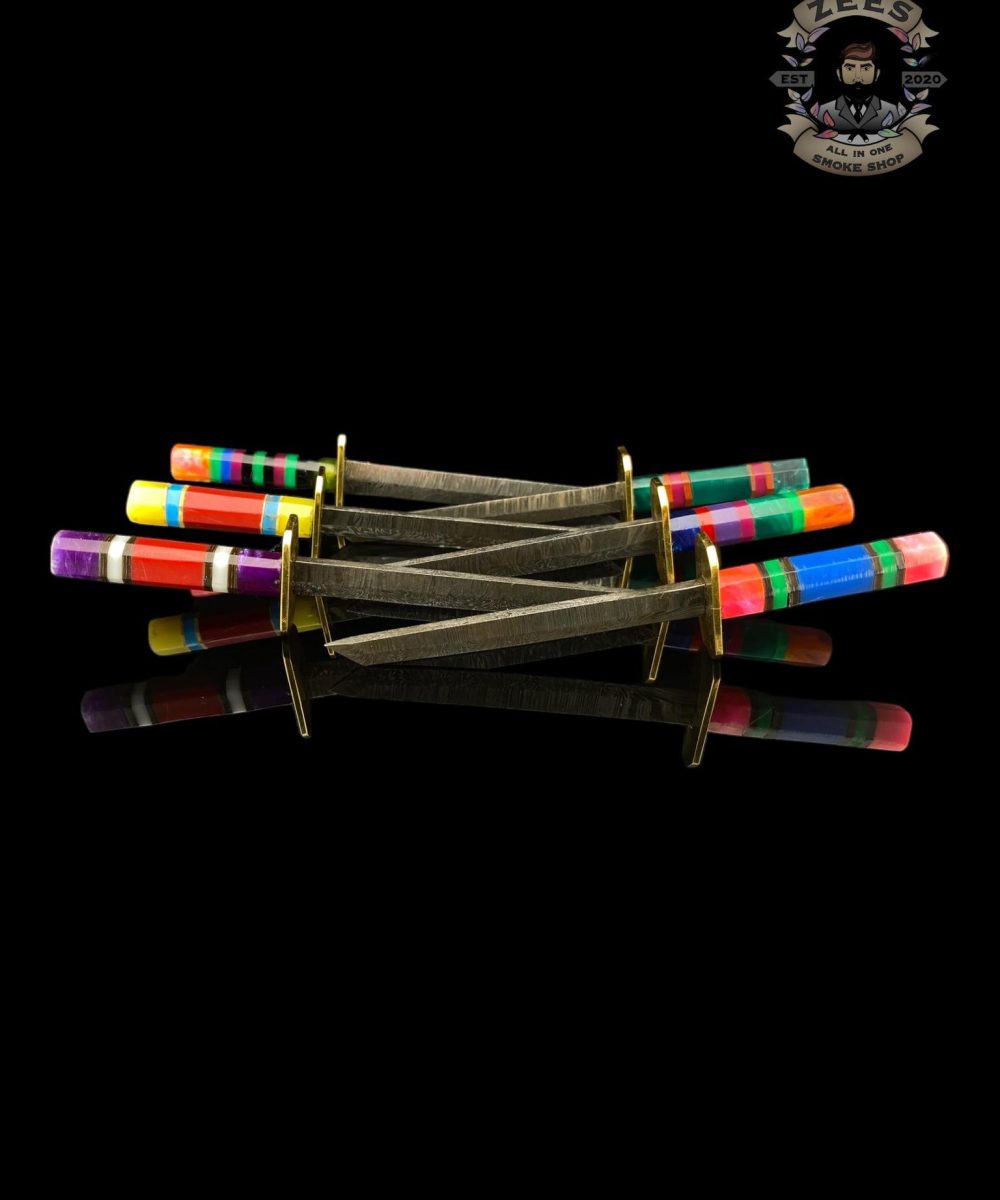 DAMASCUS HK KNIVES: DAMASCUS CHOKUTO SWORD LINEWORK