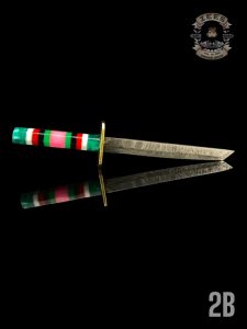 #2B - WATERMELON WITH RASTA LINES