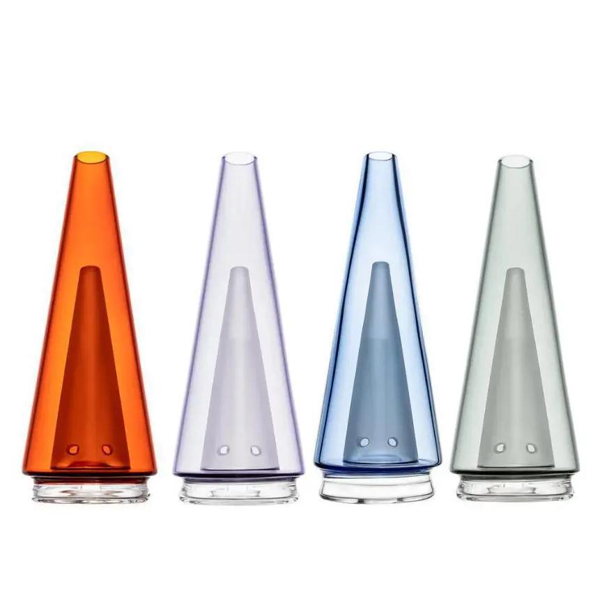 CALI BEAR GLASS: CONE COLORED PUFFCO PEAK ATTACHMENT